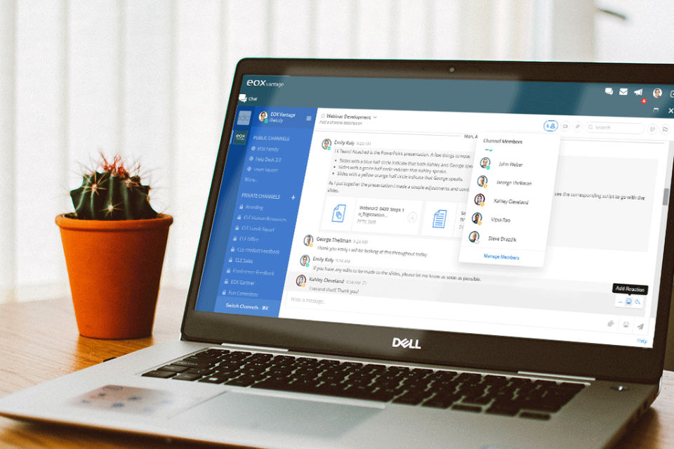 screenshot of Enterprise Operating System